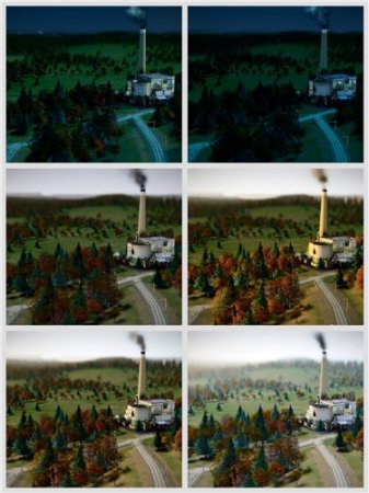 Скриншоты  смены для и ночи в SimCity5